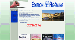 Desktop Screenshot of edizioniagemina.it